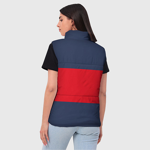 Женский жилет Bayern Munchen - Red-Blue FCB 2022 NEW / 3D-Черный – фото 4