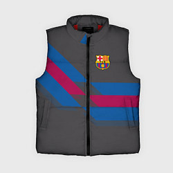 Женский жилет Barcelona FC: Dark style, цвет: 3D-красный