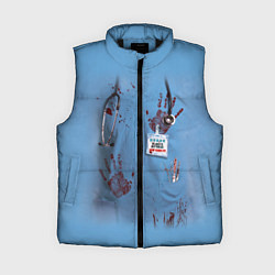 Женский жилет Костюм врача кровь, цвет: 3D-черный