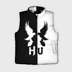 Женский жилет HU: Black & White, цвет: 3D-светло-серый