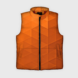 Женский жилет Orange abstraction, цвет: 3D-красный
