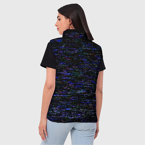 Женский жилет 4K VHS / 3D-Черный – фото 4