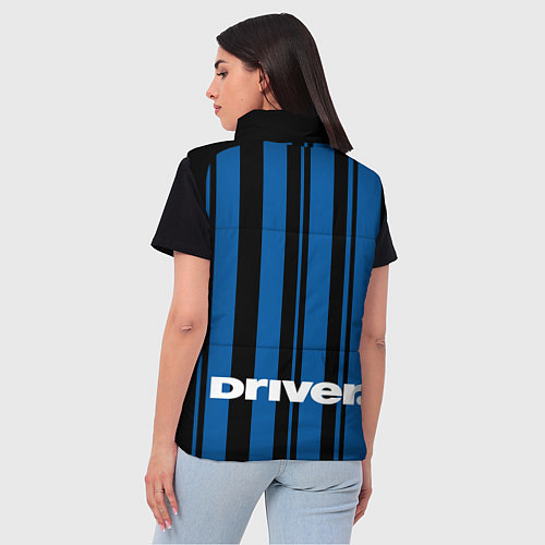Женский жилет Inter FC: Home 17/18 / 3D-Черный – фото 4