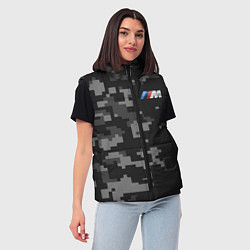 Женский жилет BMW БМВ, цвет: 3D-черный — фото 2