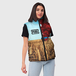 Женский жилет PUBG Box, цвет: 3D-черный — фото 2