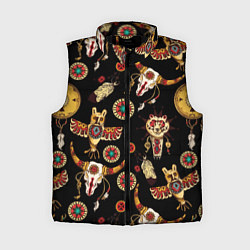 Женский жилет Индейские культовые символы