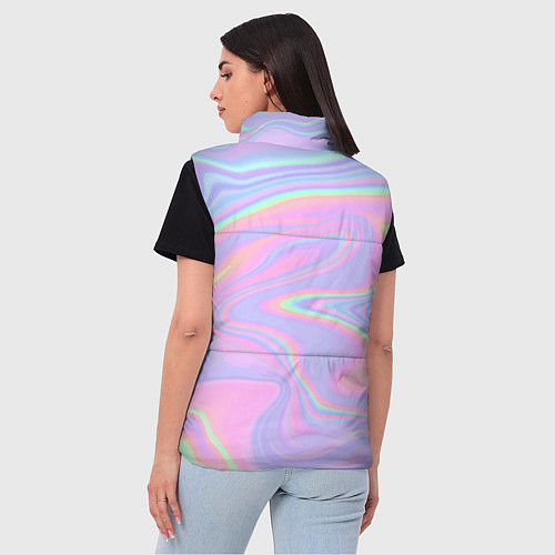 Женский жилет Танцуй в моем неоне / 3D-Черный – фото 4