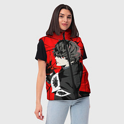 Женский жилет Persona 5, цвет: 3D-черный — фото 2