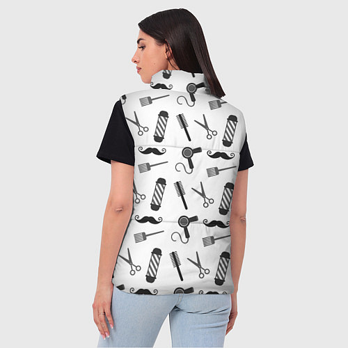 Женский жилет True Barber / 3D-Черный – фото 4