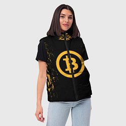 Женский жилет Bitcoin Master, цвет: 3D-красный — фото 2