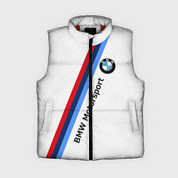 Женский жилет BMW Motorsport: White Carbon, цвет: 3D-красный