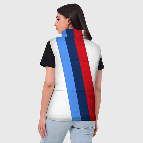 Женский жилет BMW M: White Sport / 3D-Черный – фото 4