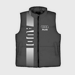 Женский жилет Audi: Grey Sport, цвет: 3D-черный