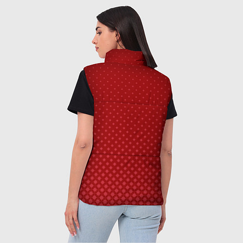 Женский жилет Максим: звезда футбола / 3D-Черный – фото 4