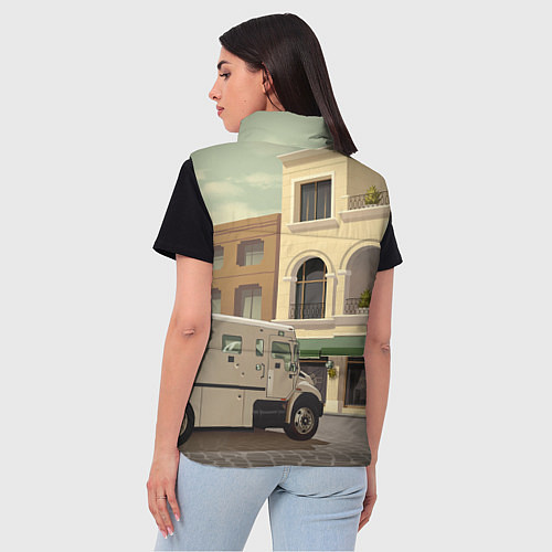 Женский жилет GTA V: Michael / 3D-Красный – фото 4