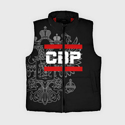 Женский жилет СВР: герб РФ, цвет: 3D-красный