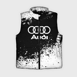 Женский жилет Audi: Black Spray, цвет: 3D-черный