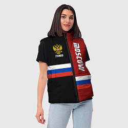 Женский жилет Moscow, Russia, цвет: 3D-черный — фото 2