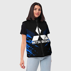 Женский жилет Mitsubishi: Blue Anger, цвет: 3D-светло-серый — фото 2