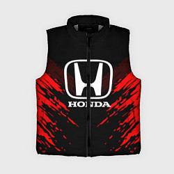 Женский жилет Honda: Red Anger, цвет: 3D-светло-серый