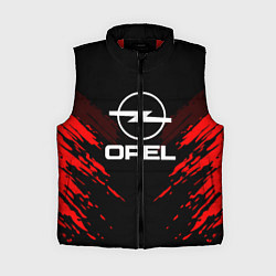 Женский жилет Opel: Red Anger, цвет: 3D-красный