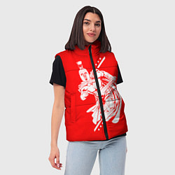 Женский жилет Спартанский гладиатор, цвет: 3D-черный — фото 2