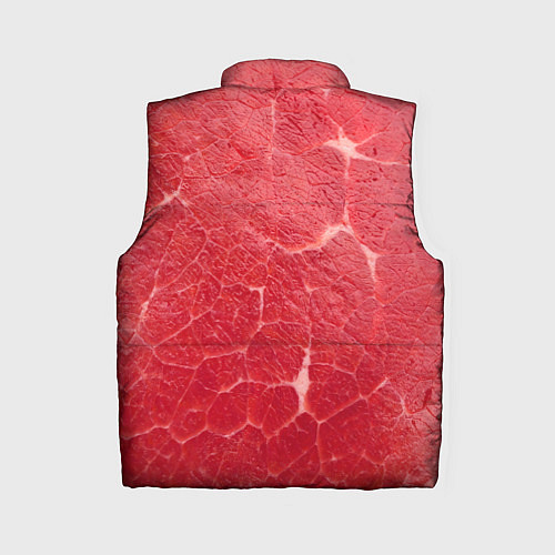 Женский жилет Мясо 100% / 3D-Светло-серый – фото 2