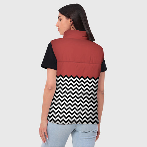 Женский жилет Горы Твин Пикс / 3D-Светло-серый – фото 4