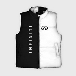 Женский жилет Infiniti: Black & White, цвет: 3D-светло-серый