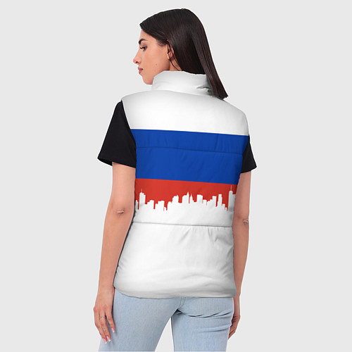 Женский жилет Krasnodar, Russia / 3D-Черный – фото 4