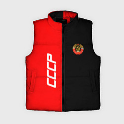 Женский жилет СССР: Red Collection, цвет: 3D-черный