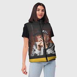 Женский жилет Allj: Off White, цвет: 3D-красный — фото 2