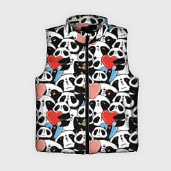Женский жилет Funny Pandas, цвет: 3D-светло-серый