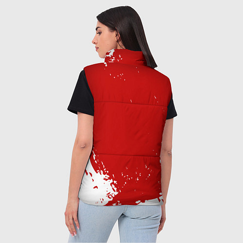 Женский жилет Eat Sleep JDM: Red Style / 3D-Красный – фото 4