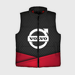 Женский жилет Volvo: Grey Carbon, цвет: 3D-красный