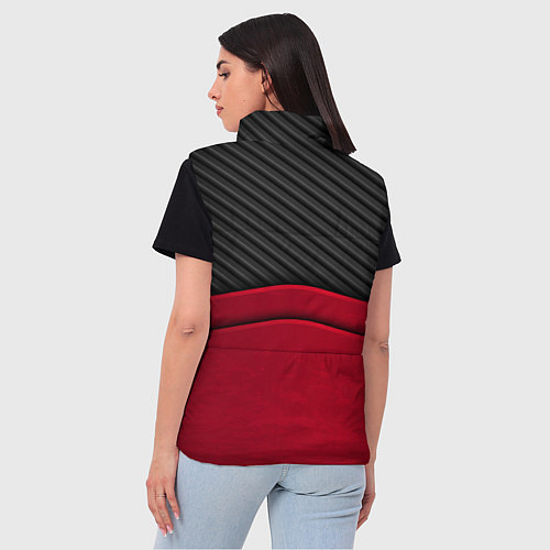 Женский жилет Lexus: Red Carbon / 3D-Светло-серый – фото 4