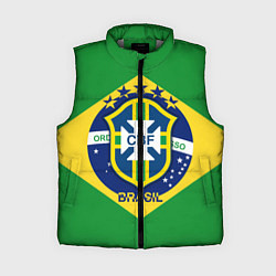 Женский жилет CBF Brazil, цвет: 3D-светло-серый