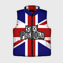Женский жилет Sex Pistols UK, цвет: 3D-красный