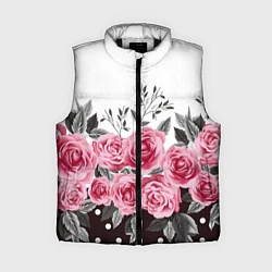 Женский жилет Roses Trend, цвет: 3D-черный