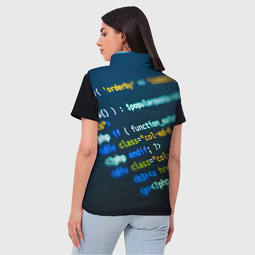 Женский жилет Programming Collection / 3D-Красный – фото 4