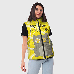 Женский жилет More Sun In Your Life, цвет: 3D-черный — фото 2