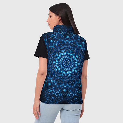 Женский жилет Космическая мандала / 3D-Черный – фото 4