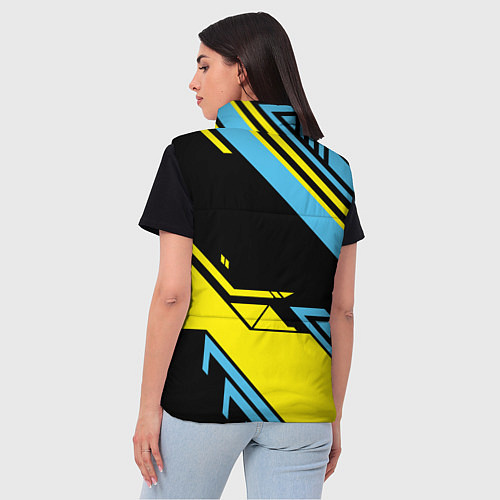 Женский жилет Cyberpunk 2077: Samurai / 3D-Черный – фото 4