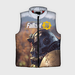 Женский жилет Fallout 76, цвет: 3D-красный