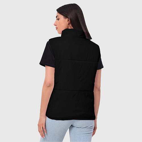 Женский жилет Scarlxrd Logo / 3D-Черный – фото 4