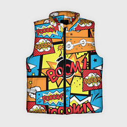 Женский жилет Boom Pop Art, цвет: 3D-красный