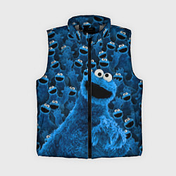 Женский жилет Безумие коржика, цвет: 3D-светло-серый