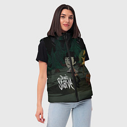 Женский жилет Don't Starve: Night Forrest, цвет: 3D-красный — фото 2