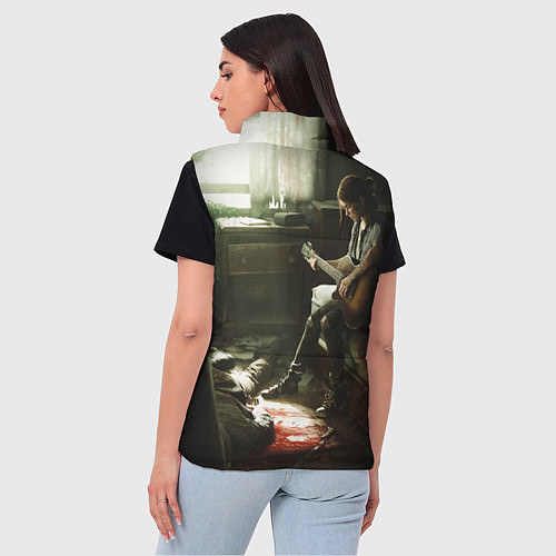 Женский жилет The Last of Us: Guitar Music / 3D-Черный – фото 4