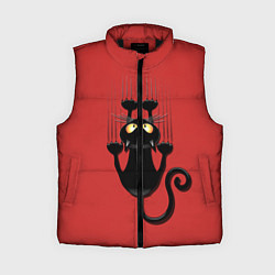 Женский жилет Черный кот